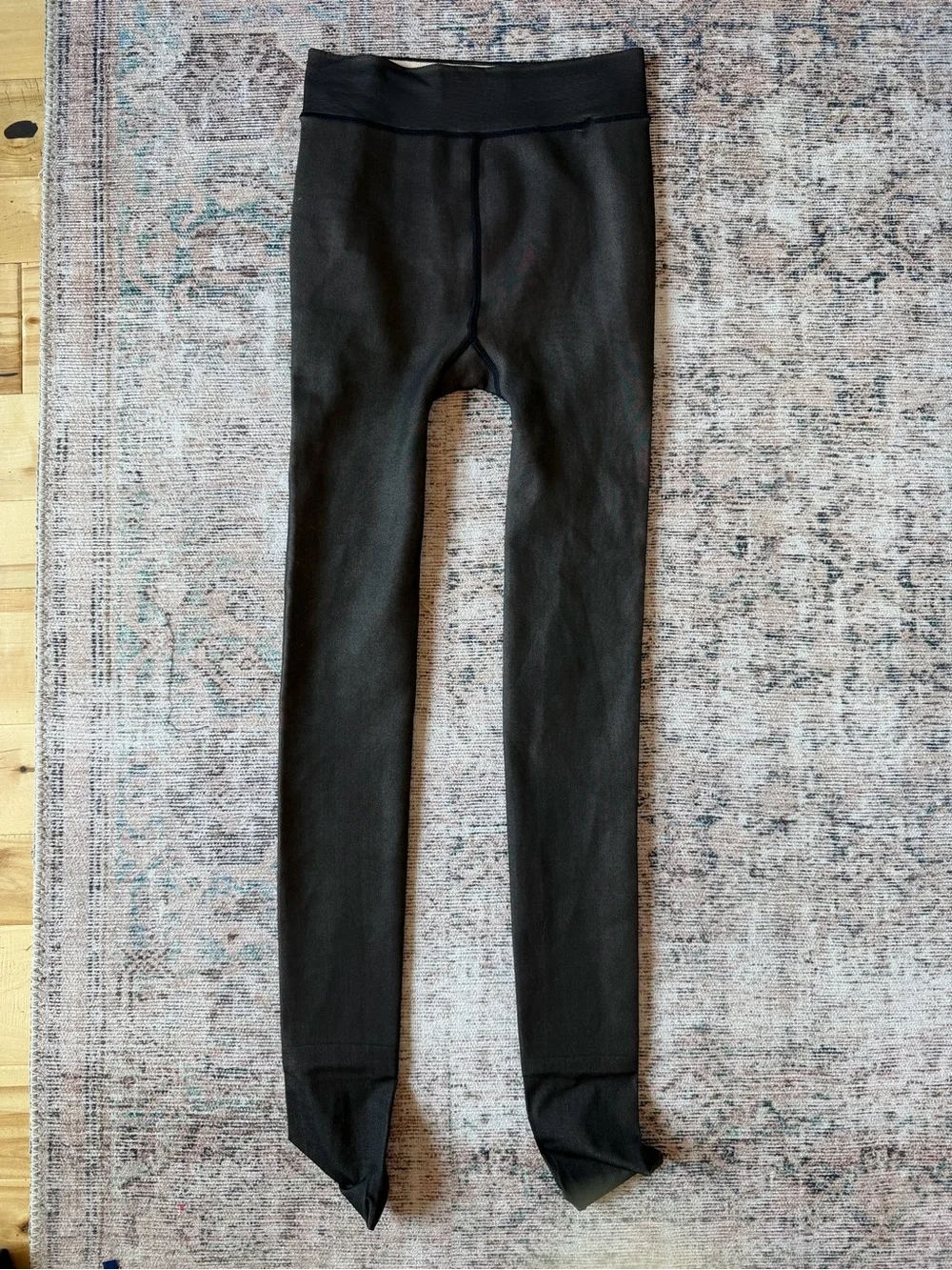 Women's Black Stretch Thermal Tights